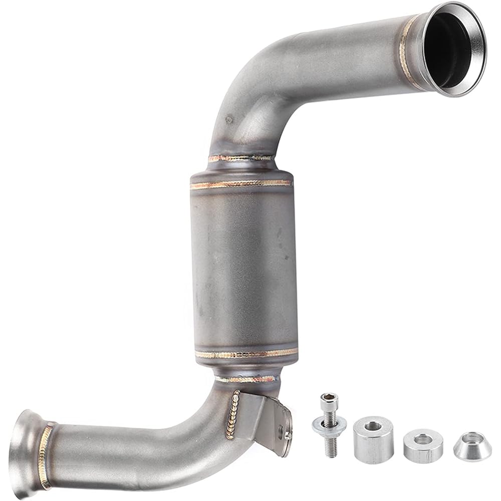 Exhaust Mid Pipe Exhaust Pipe Exhaust Middle Pipe Exhaust Exhaust System Change Replacement Compatible with KTM125/250/390/RC3902017-2020