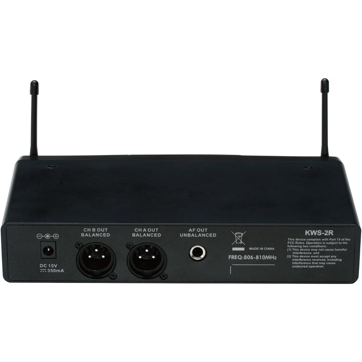 K.W.S Dual Wireless System Hand Microphone Set KWS-2H/H