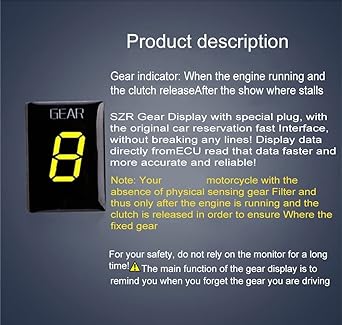 Speed Display Meter Motorcycle Speed Gear Display Indicator Meter For Honda CBR600RR CBR650F CMX500 CMX300 Rebel 500 300 CRF250L CRF250M CTX700