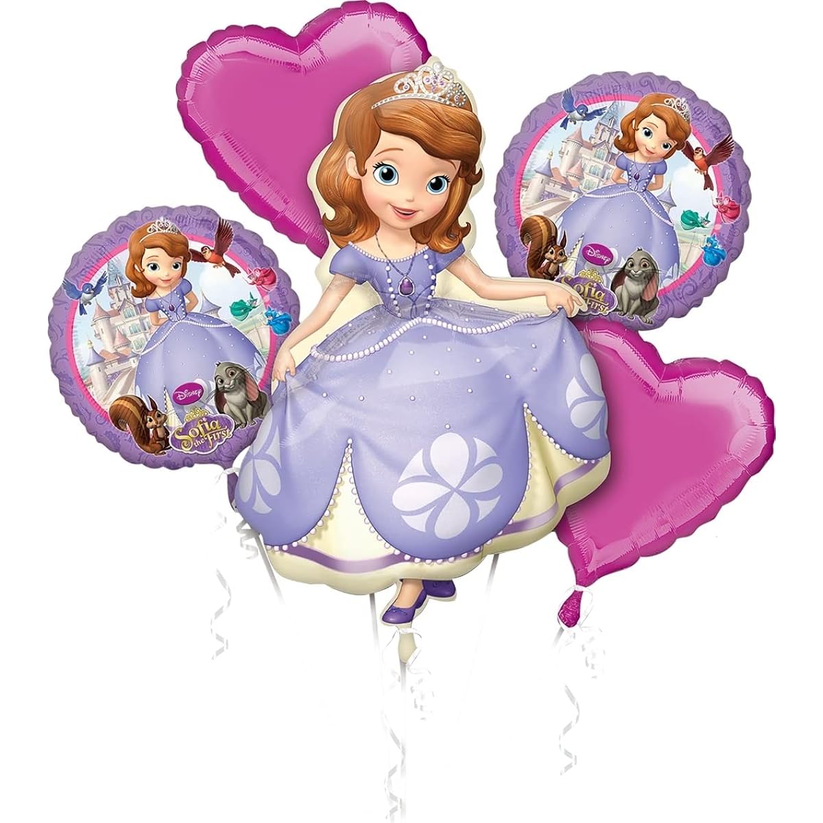 Amscan International 3268401 "sofia The First" Foil Balloon Bouquet …