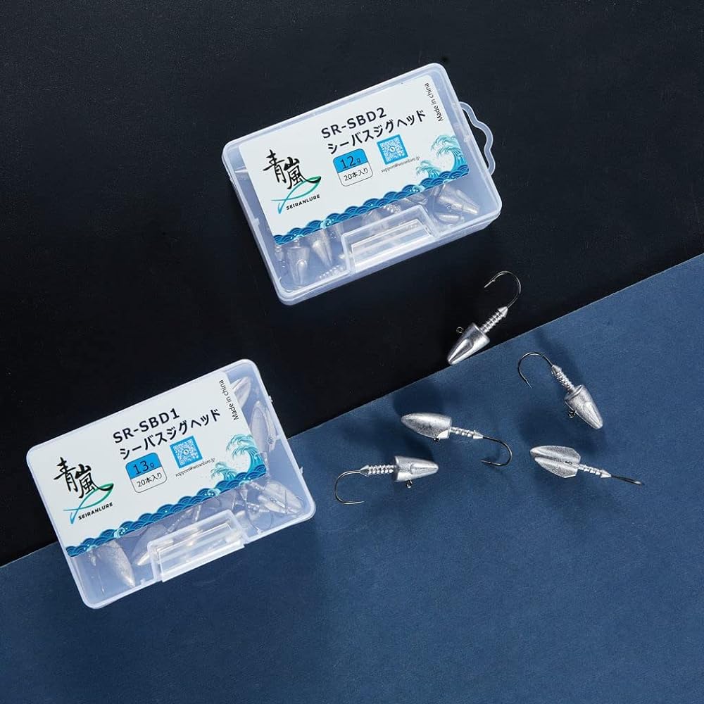 [Seiran Lure] Sea bass lure jig head 7g 10g 12g set jig head wind head jig head dirt jig head flounder blue fish BKK hook adopted