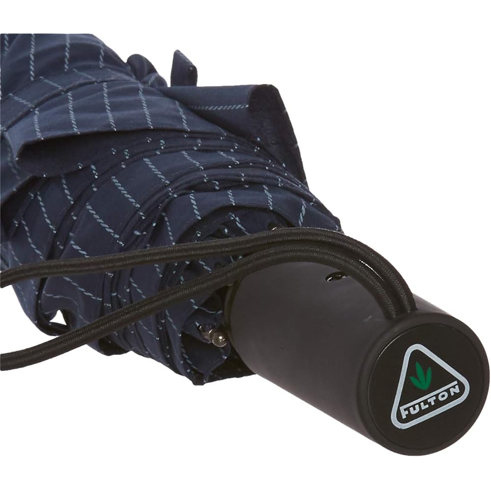 [Moonbat] Fulton [Automatic Open/Close Folding Umbrella] FULTON Men's Automatic Open/Close Folding Umbrella Striped Navy Men's Navy Blue Japan F (FREE Size)