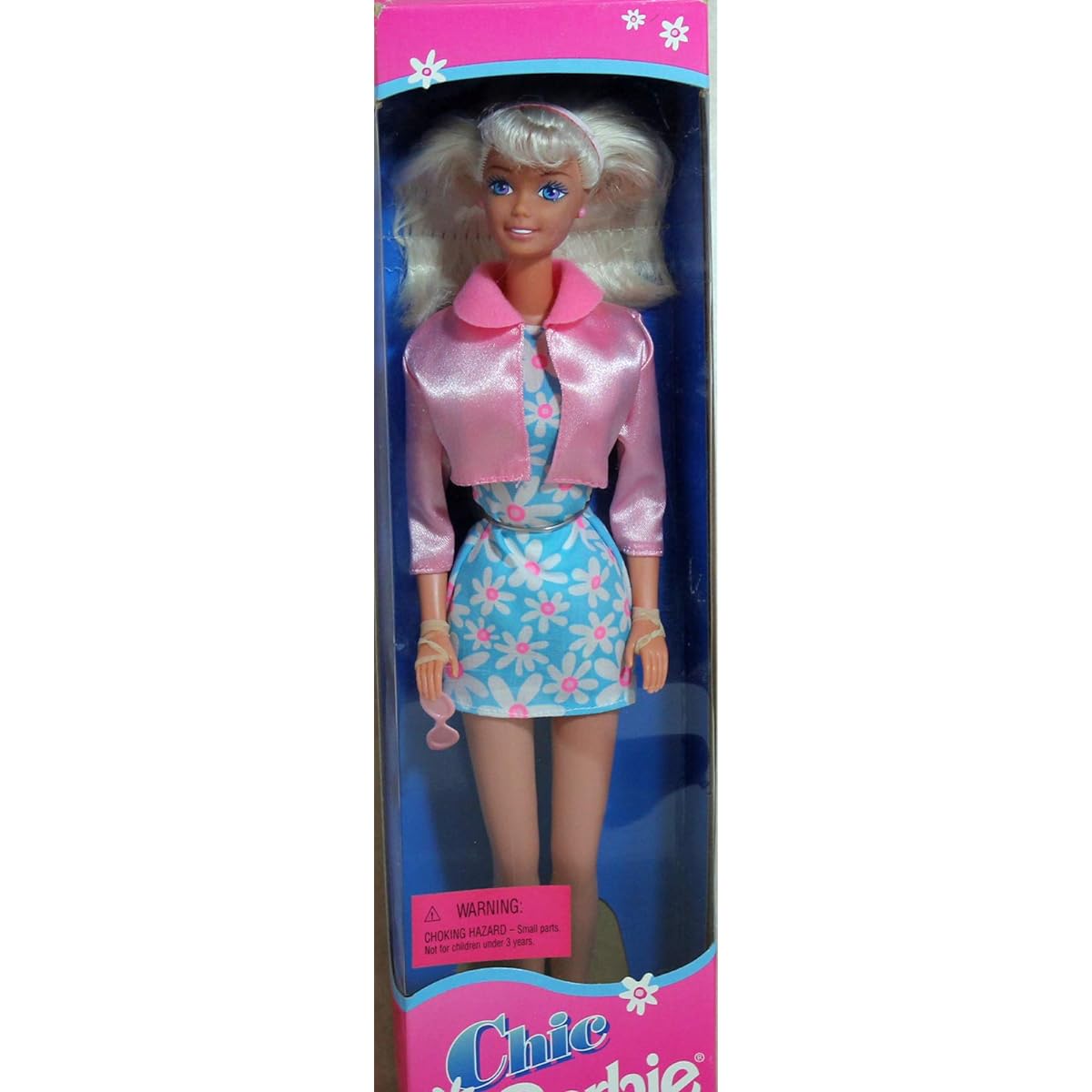 Fashion Avenue Blonde Doll Chic Barbie in Pink Satin