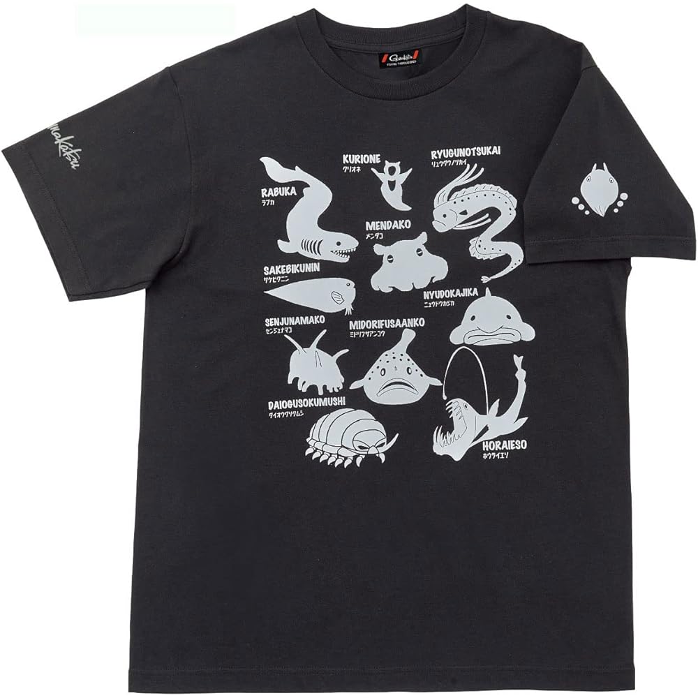 [Gamakatsu] T-shirt (deep sea creatures)