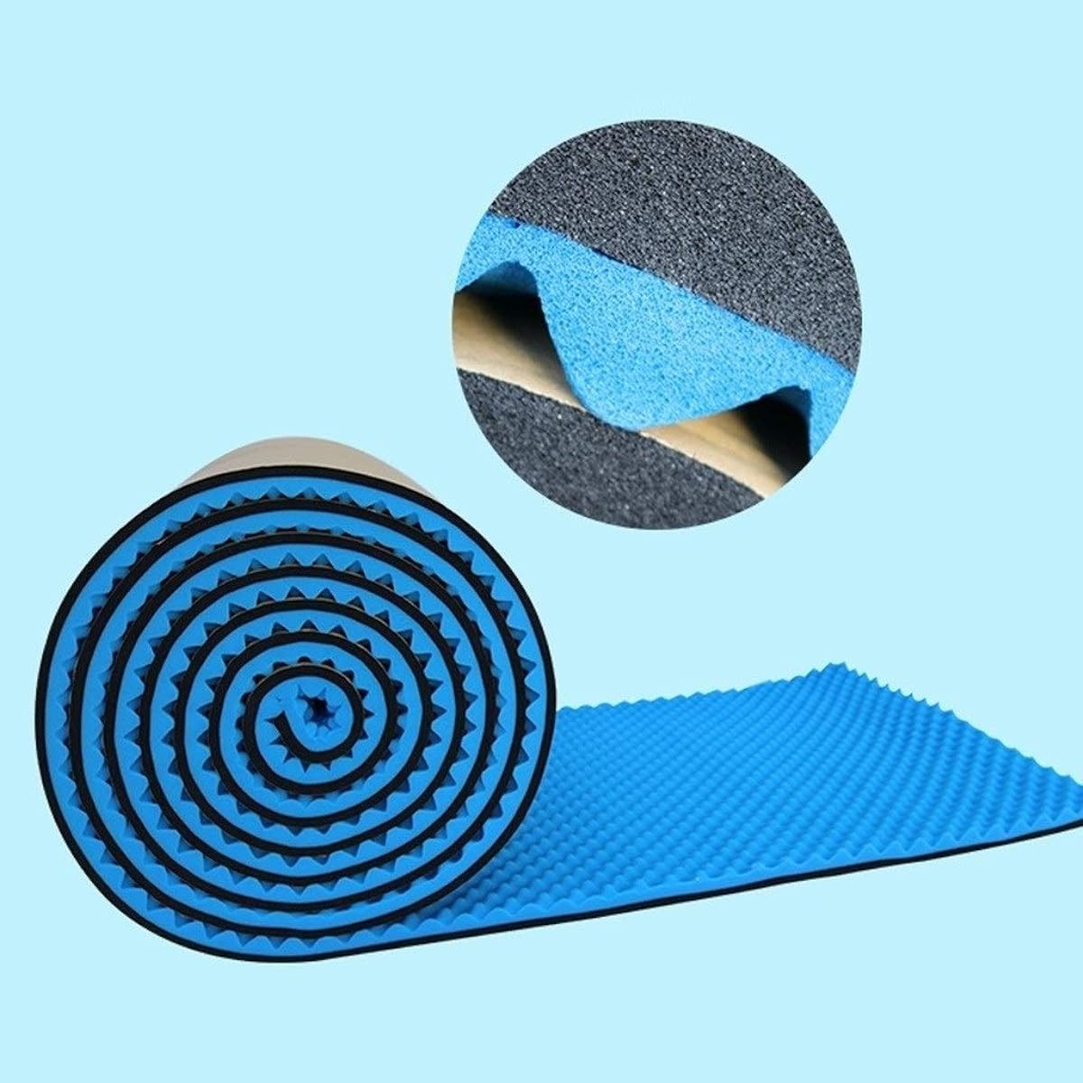 1M Soundproof Shock Absorber Bedroom Living Room Acoustic Panel Indoor Environmental Protection Sound Absorbing Cotton (Black) (Yellow)