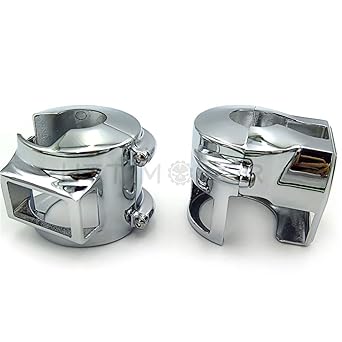 HTT Chrome Switch Housing Cover for 2002-2007 VTX 1800 Models (C/R/S/F/N) with Hydraulic Clutch