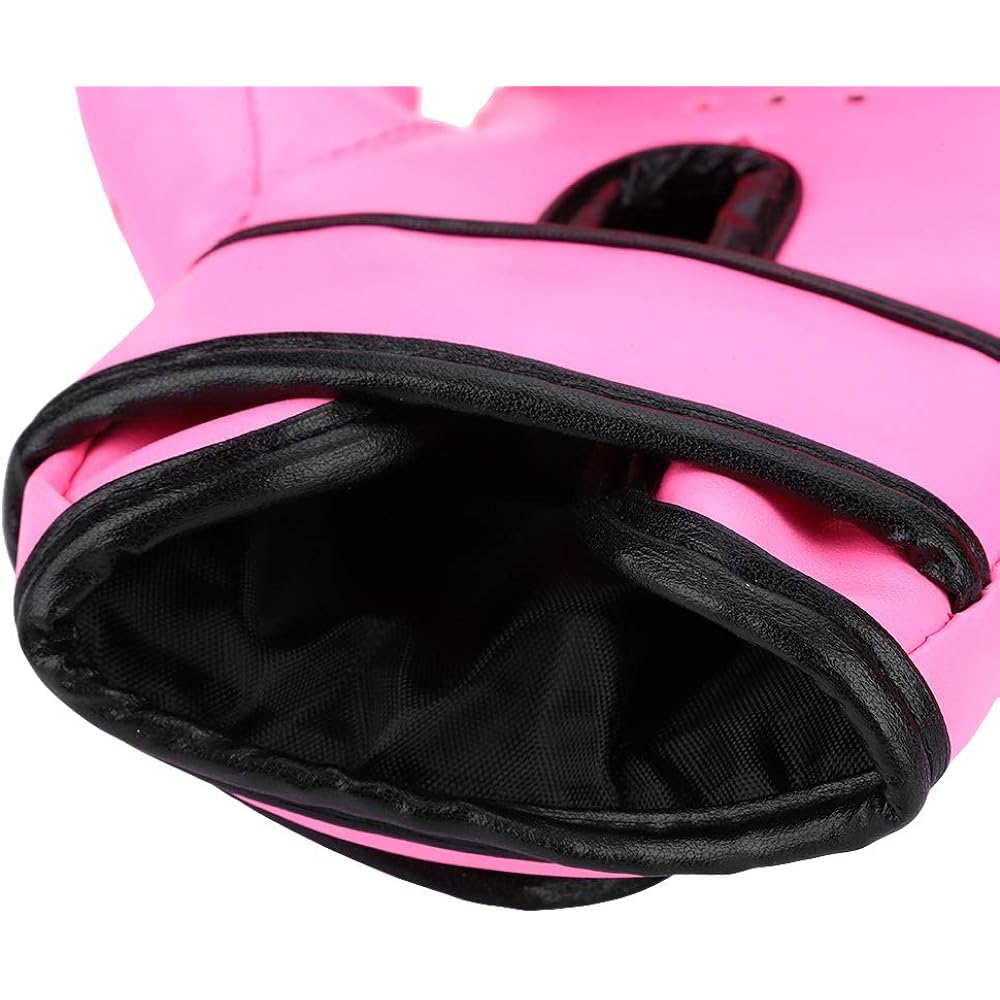 Kids Boxing Practice Punching Bag, Quality PU Leather, Children's Gloves, Durable, Wear-resistant, Breathable, Suitable for 2-11 Years Old, Kick Training, 3 Colors, Pink