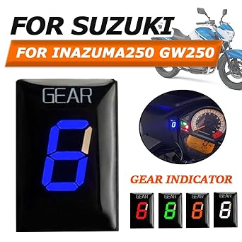 Digital Meter Display For Suzuki Inazuma250 Inazuma 250 GW250 GW 250 2014 2015 Motorcycle Accessories Gear Indicator ECU Plug Speed Gear Display Meter Indicator Meter Display