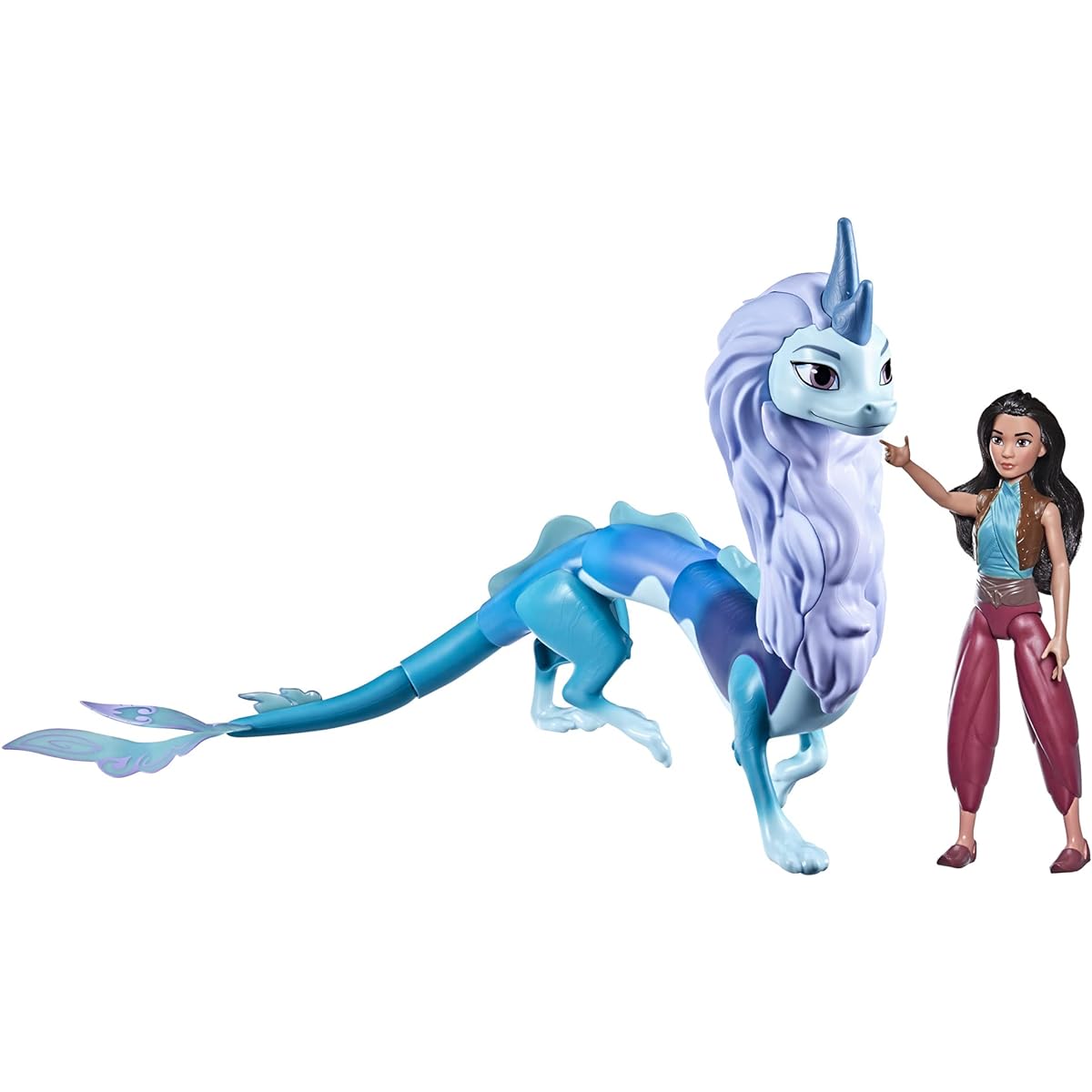 Disney Raya and the Last Dragon Color Splash Raya and Sisu Dragon Water Play Ages 3 and Up