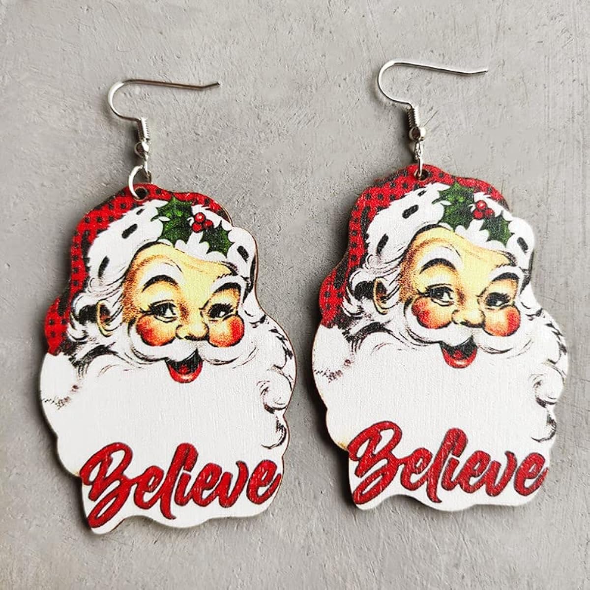 4 Pairs Christmas Earrings for Women, Christmas Stud Earrings, Acrylic Earrings Set, Gingerbread Dinosaur Rainbow Earrings, Gingerbread Christmas Decorations, Christmas Gifts for Women Girls