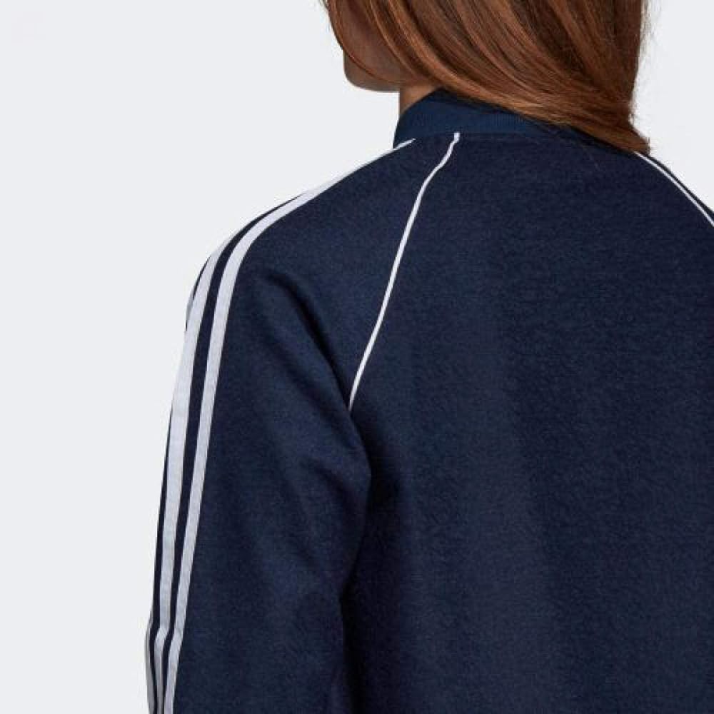 adidas Adidas SST SUPERSTAR TRACK TOP Superstar Track Top Jacket Wool Blend Single Jersey Women's L (162-168cm) Domestic Genuine Product FIV57 College Navy