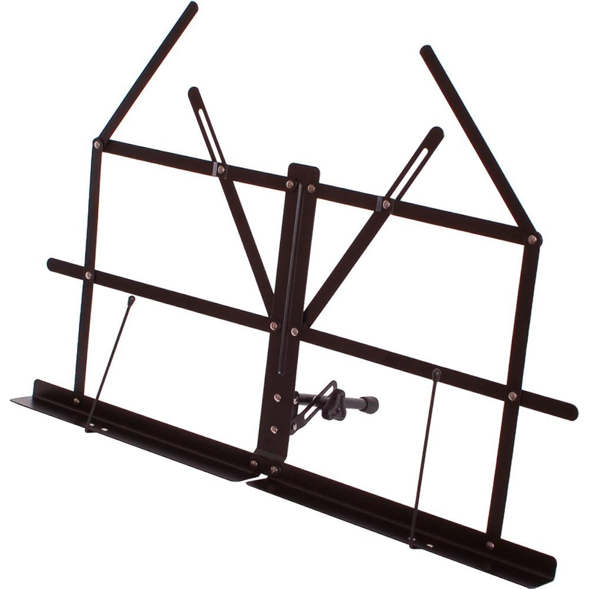 KC Tabletop Music Stand Lightweight Steel MS-140/BK Black x 20 Set (Soft Case Included)