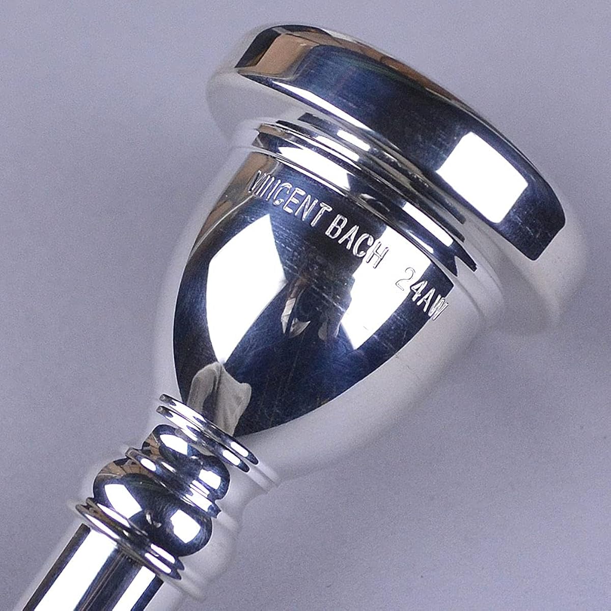 Bach 24AW Silver Plated Tuba Mouthpiece Bach