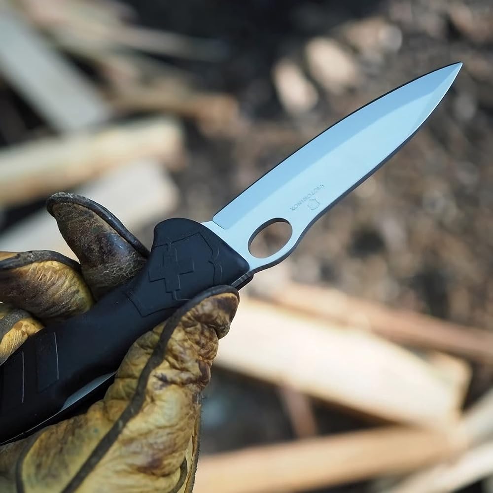 VICTORINOX Hunting Pro M Folding Knife Camping Outdoor Large Blade with dedicated case Swiss made multi-tool with 2 functions Present Gift Compact [Domestic genuine product] 0.9411.M