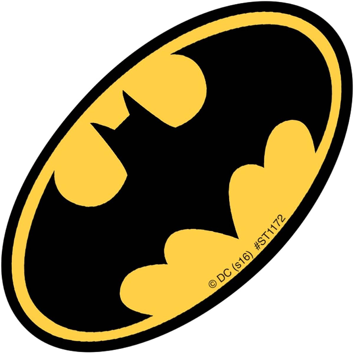 Shaped Batman Logo Stickers - Prizes and Giveaways - 100 per Pack
