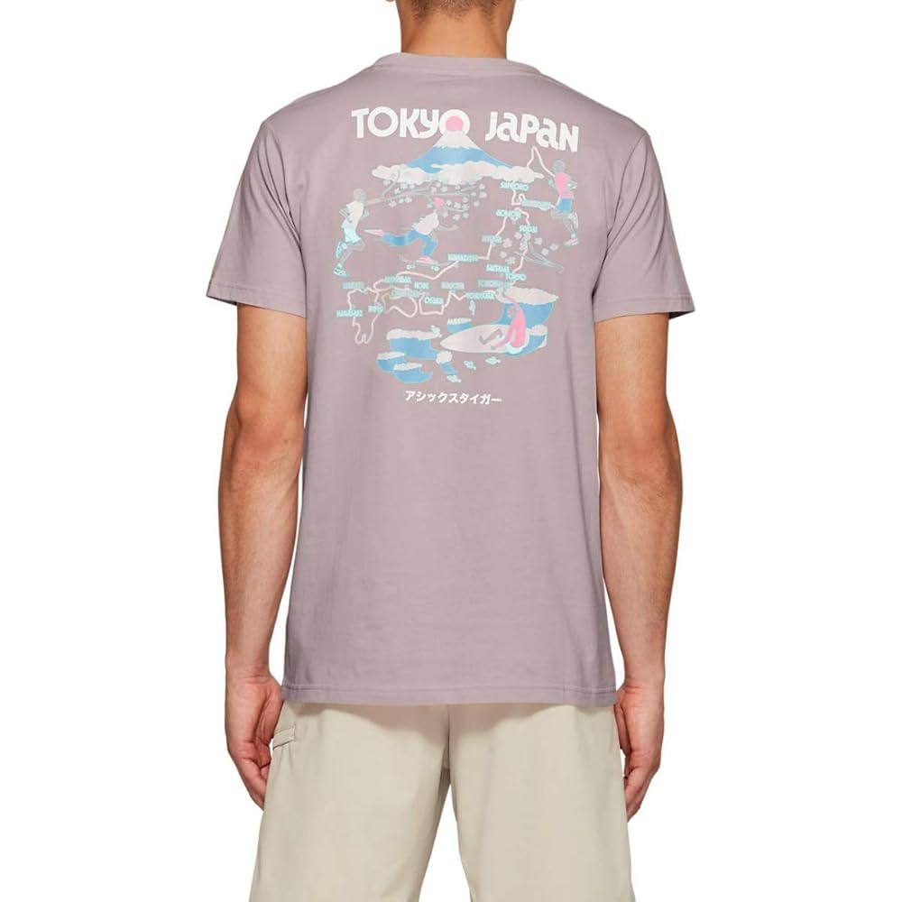 [ASICS] T-shirt JSY CITY SS T 1 2191A226 Men's