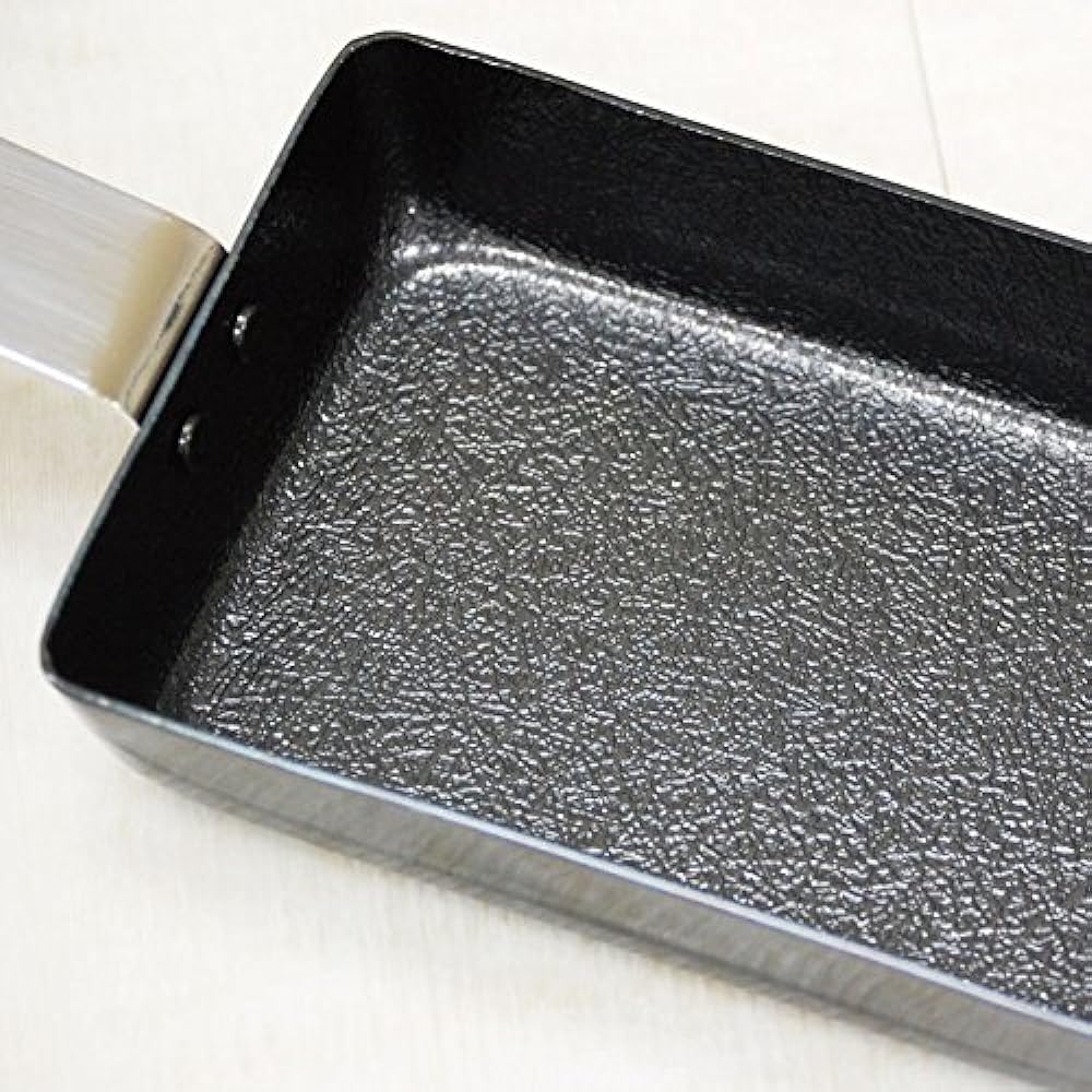 Form Ready ambai Made in Japan Compatible with electromagnetic cooker ambai Tamagoyaki Square FSK-001 Black