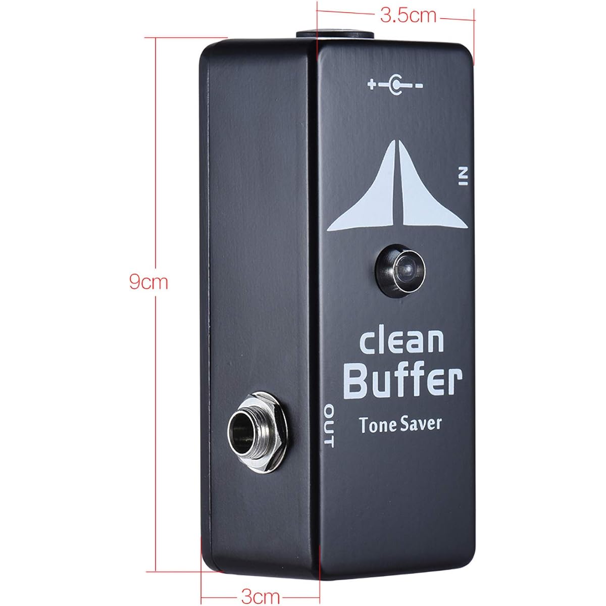 MOSKYAudio Mini Clean Buffer Effect Pedal Little Black Buffer for Guitar Players
