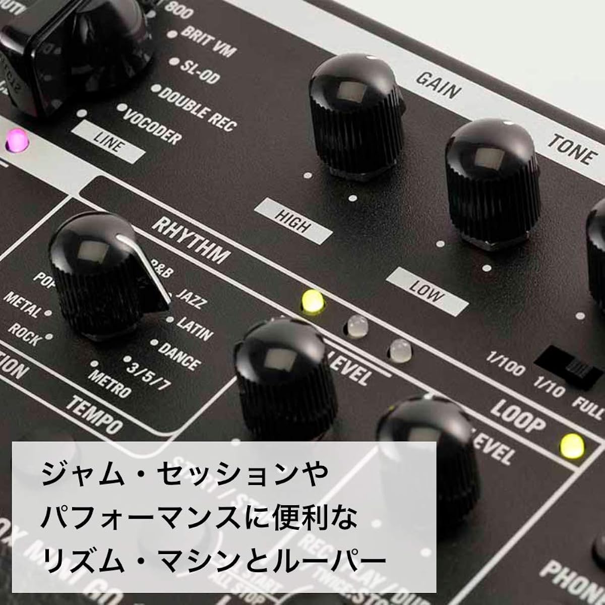 VOX 50W Modeling Amplifier for Electric Guitar MINI GO 50 Home Practice Portable Microphone Input Headphone Output Effect Rhythm Machine Looper MP3 Connection Mobile Battery Compatible