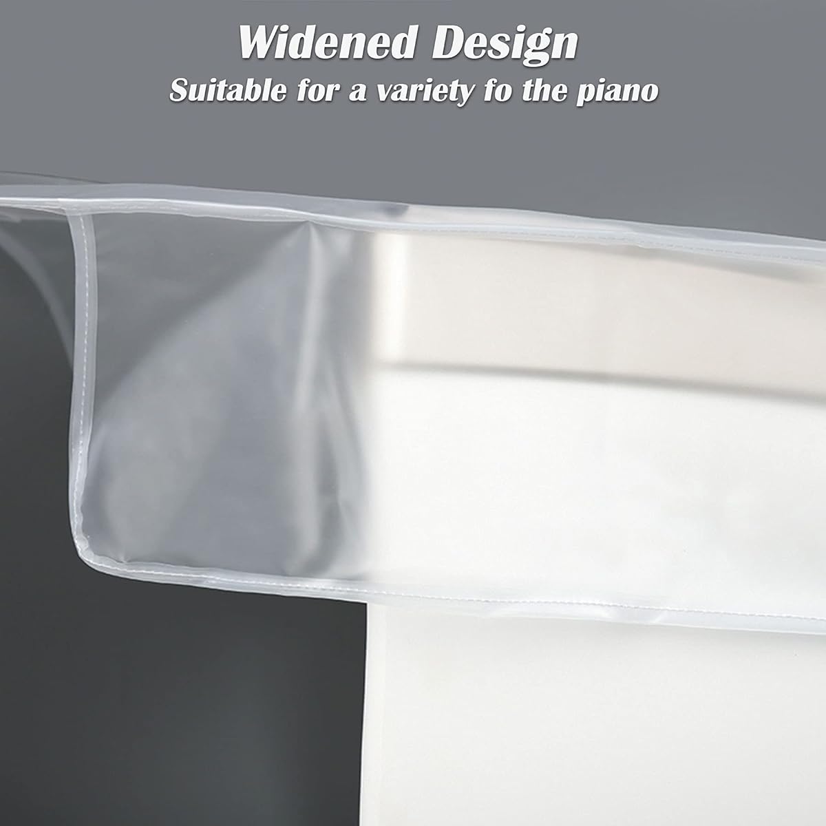 LIGICKY Keyboard Dust Cover, Waterproof Transparent Piano Cover for 88 Key Keyboard and Digital Piano