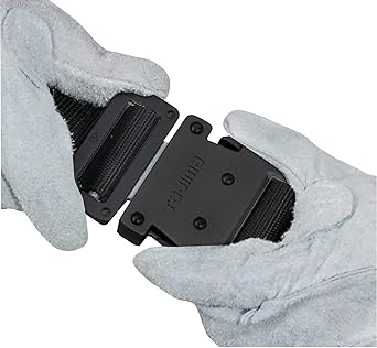 Tajima New Standard Safety Belt Torso Belt M Size Black BWBCM125-BK Length 125cm Curved shape fits easily to the body Forged one-touch black buckle that is resistant to impact and durability Special thick nylon belt with strong waist