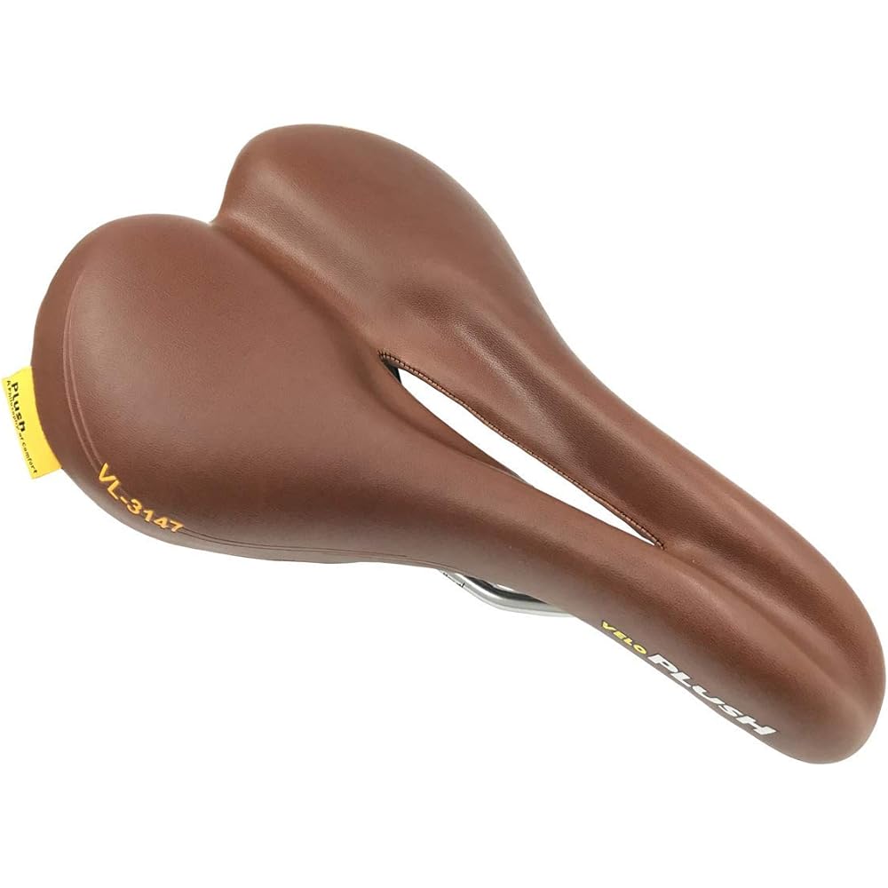 VELO Plush VL-3147 Saddle for Men 06-BROWN SL-OTR-M003