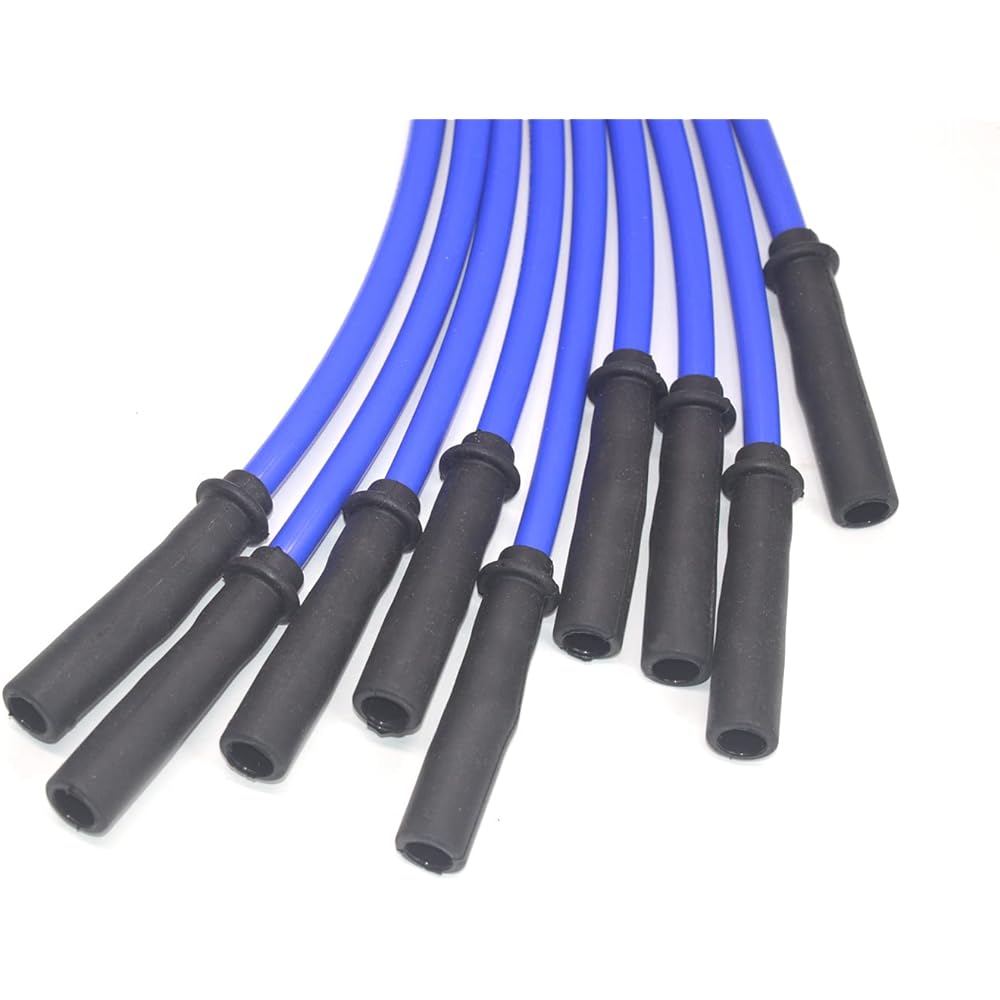 Spocoro 10.5mm High Performance Spark Plug Wire Set SBC 350 HEI BBC 383 454 Replacement Parts for Electronics