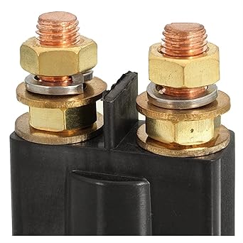 Starter Solenoid Relay Dual Battery Isolator Relay Start On/Off 4 Pin 500A 12V for Car Power Switch Starter Solenoid