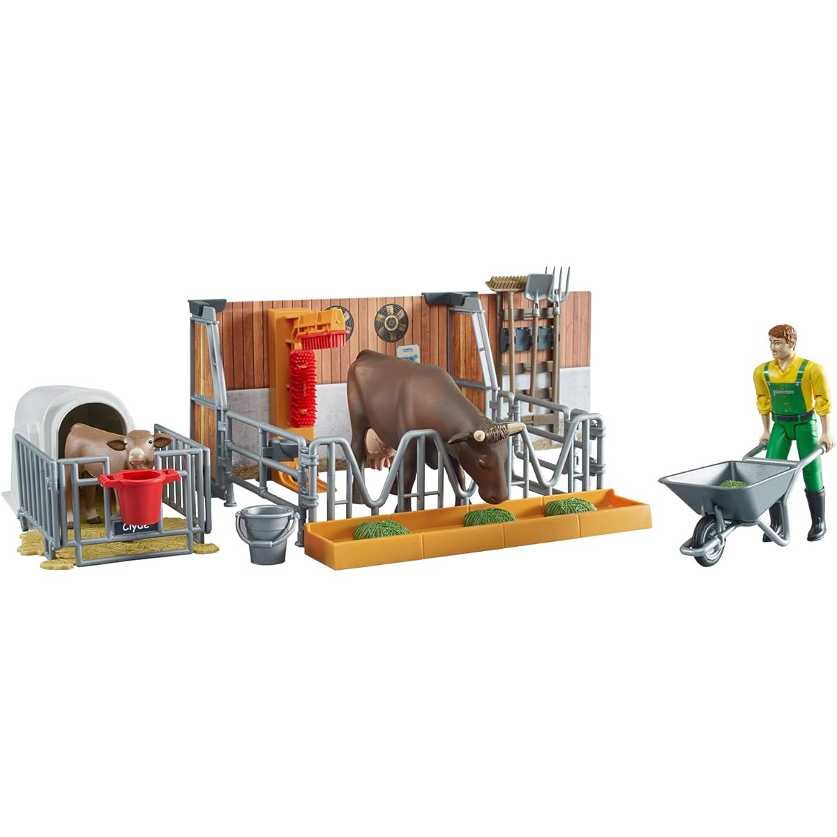 bruder b-world series cowshed BR62611