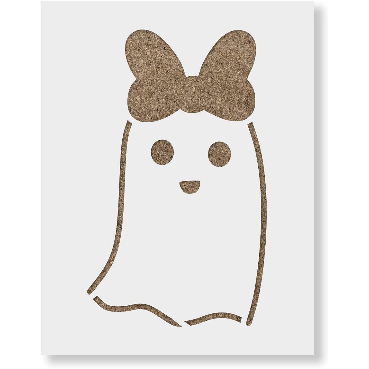 Girl Ghost Halloween Stencils - Reusable Stencils for Painting - Create DIY Girl Ghost Halloween Home Decorations