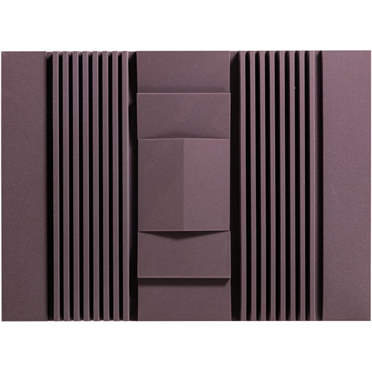 Anti-Noise Recording Studio Foam Tiles, Soundproofing Foam Panels Easy Assembly Acoustic Foam Tile Kit 7.5CM Thickness Bedroom Living Room Acoustic Panels (Black 120*90*7.5CM) (Purple)