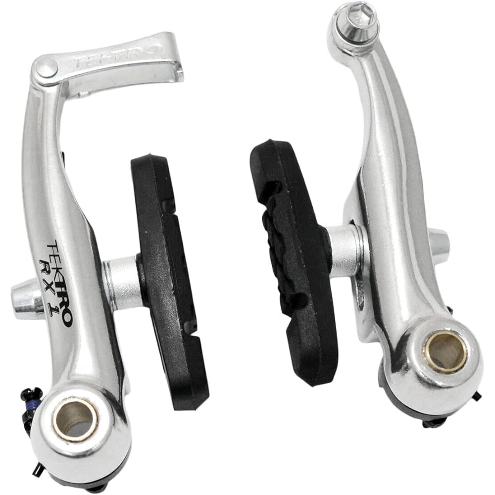 TEKTRO RX1 Mini-V Brake Cyclocross Brake Set (Front+Rear), Silver, MH2653
