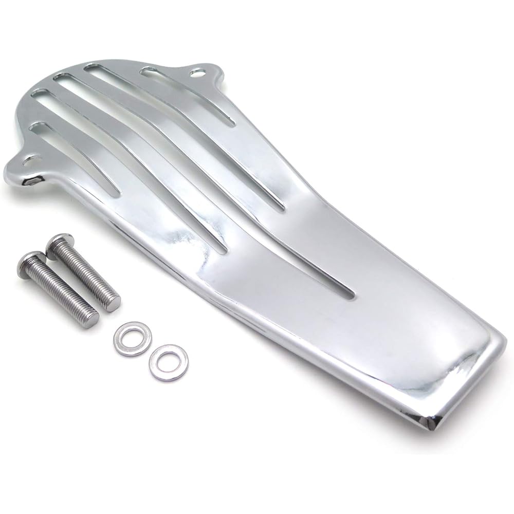 HTTMT MT266- Chrome Iron Plate Drive Shaft Cover Compatible with V-Star 650 1100 Classic Custom 120mm