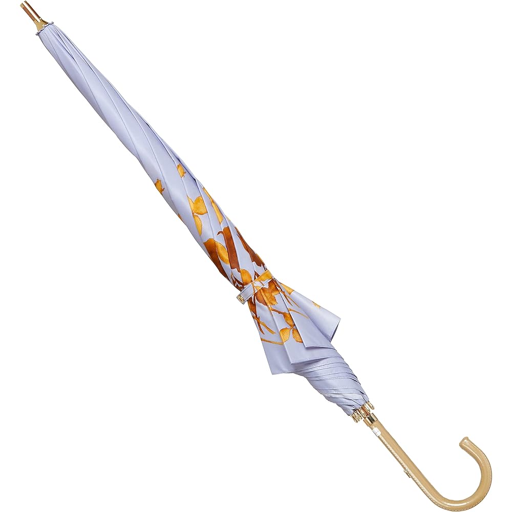 [Moonbat] LANVIN en Bleu Rain Long Umbrella Lightweight 60cm Floral Print Light Purple 4522408972377 Women's 21-083-10575-00-80-60 Light Purple Outer Rib Length 60cm