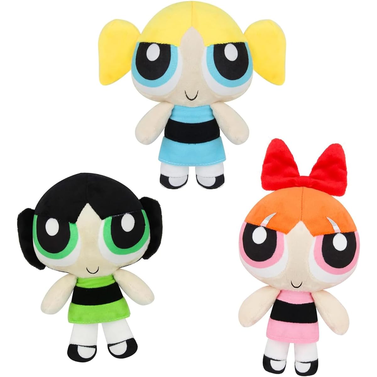 MJJAOQYF 3pcs 8inch/20cm Girl Foam Flower Stuffed Doll Toy