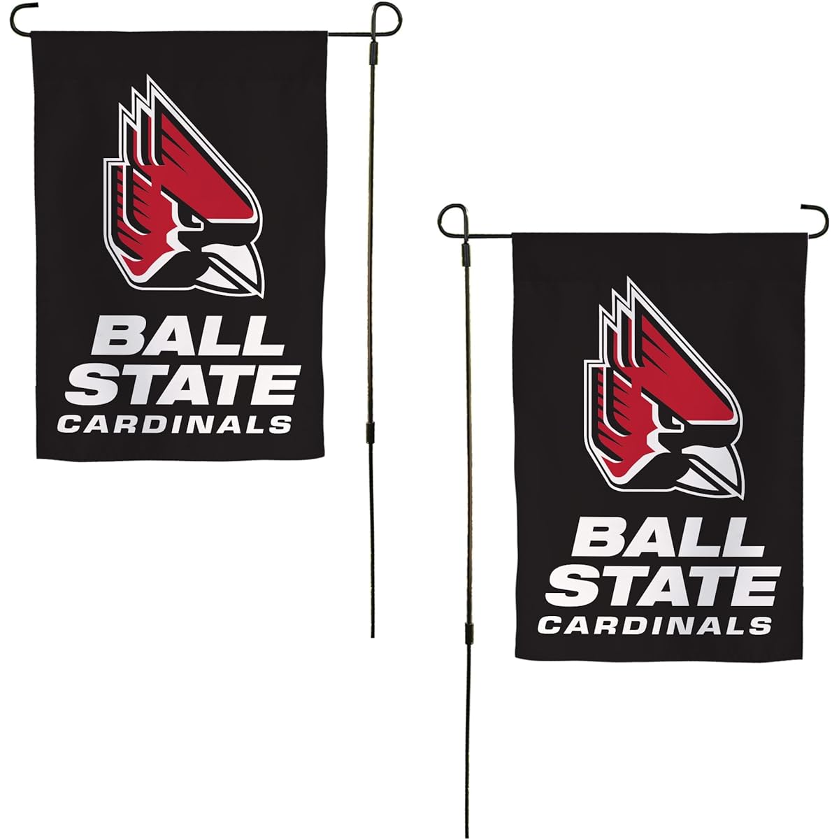 Ball State University Garden Flag BSU Cardinals Ball U Banner 100% Polyester (Design A)