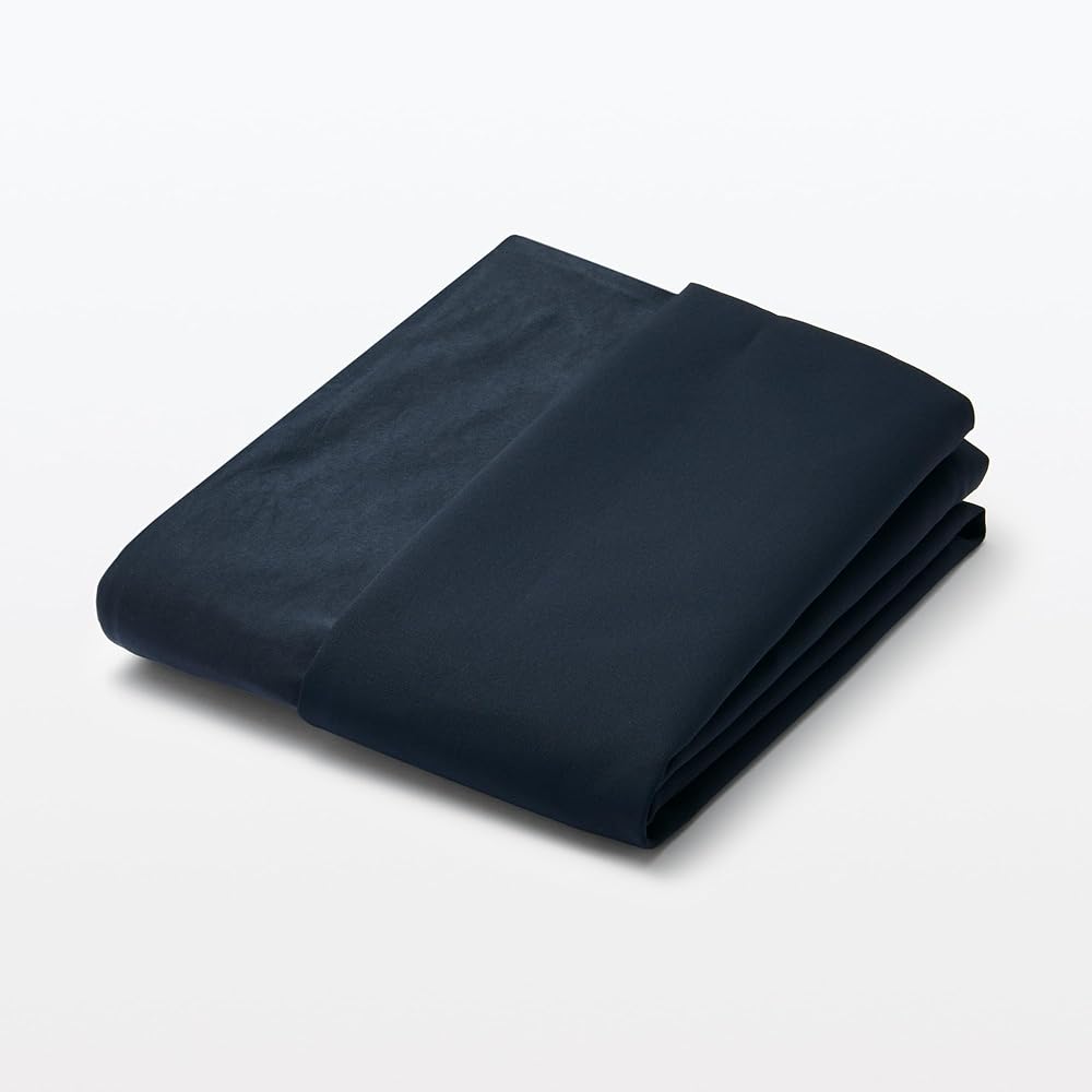 MUJI MUJI Body-fitting rectangular sofa cover Navy Width 120 x Depth 38 x Height 38 cm Polyester plain weave 83435691