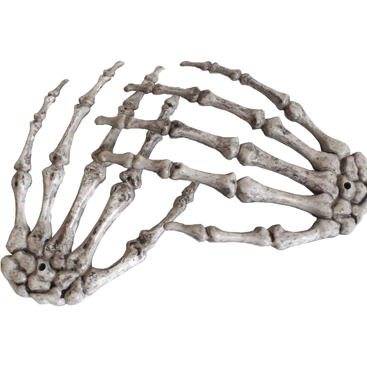 6 Pieces Halloween Skeleton Hands Realistic Plastic Fake Humans Halloween Zombie Party Terror Scary Props Decoration