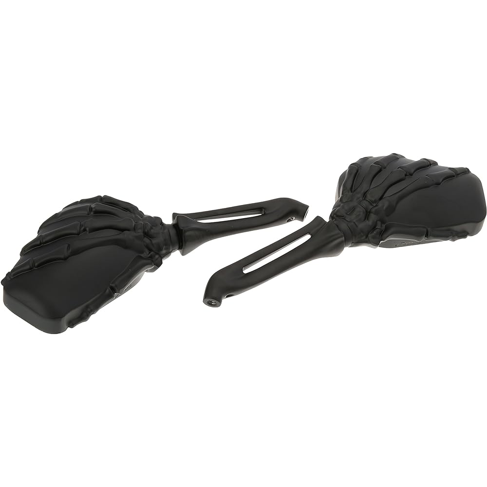 1758 Kuryakin Skeleton Hand Mirror Black SKELETON HAND MIRRORS, BLACK HEAD/BLACK STEM [Parallel Import]