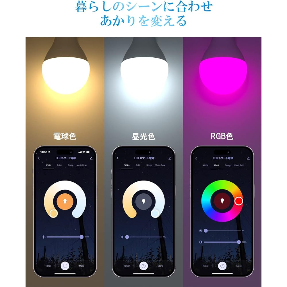 ORALUCE Smart LED Light Bulb E17 Base 40W Equivalent Dimmable Color Smart Light Multicolor 16 Million Colors RGB Daylight White to Light Bulb Color Compatible with Amazon Alexa/Google Home No Hub Required Remote Control Instruction Manual Included Pack o