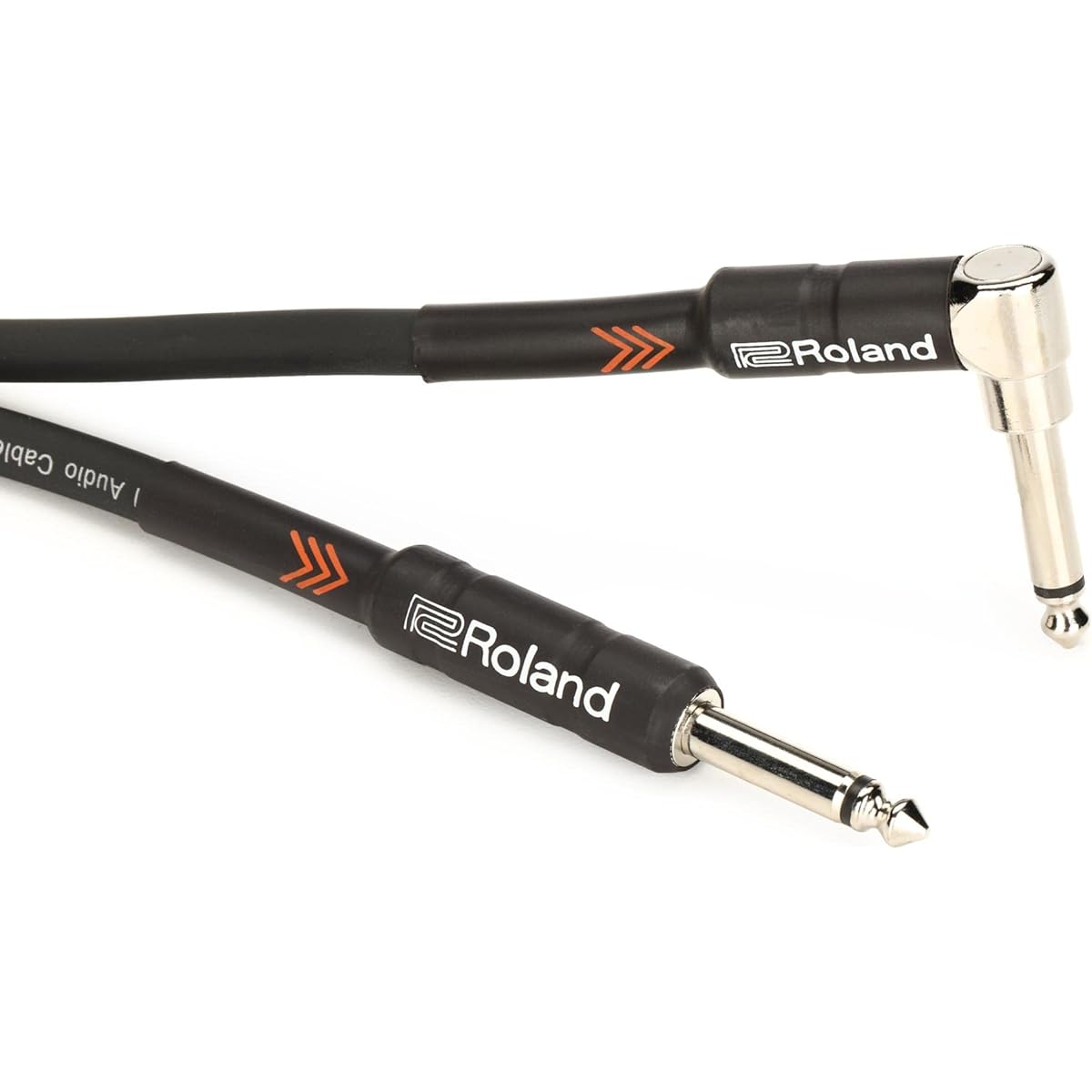 Roland Black Series Instrument Cable Angled/Straight 1/4" Jack 20'