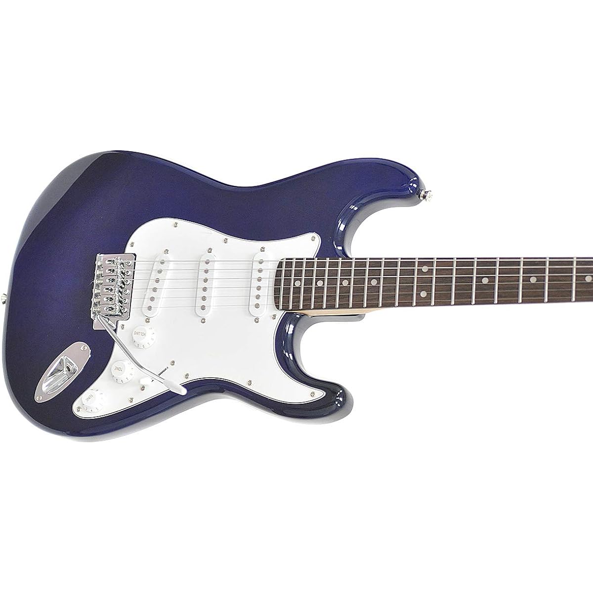 PLAYTECH Electric Guitar ST250 Rose Dark Blue