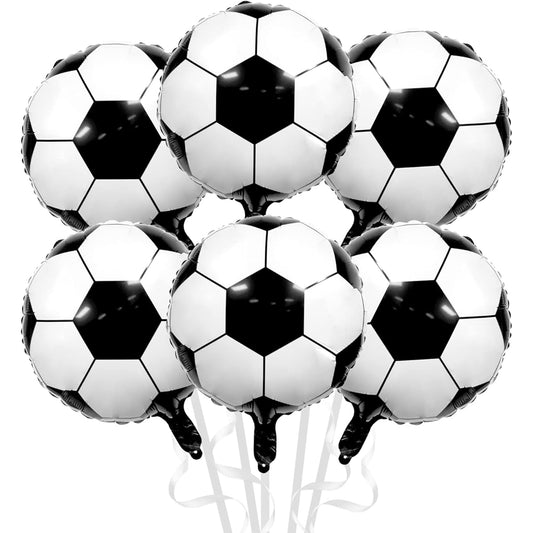 6pcs 18inch Soccer Balloons Soccer Balloons Party Decorations