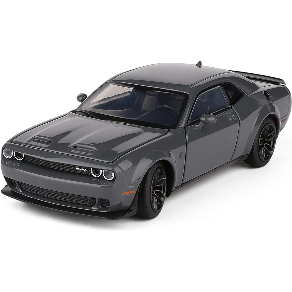 JACKIEKIM 1:32 Diecast Model Car Alloy Toy Car Doodge Challenger Alloy Toy Car Kids Toys for Adults Metal Crafts for Boyfriend Young People Gifts (Grey)