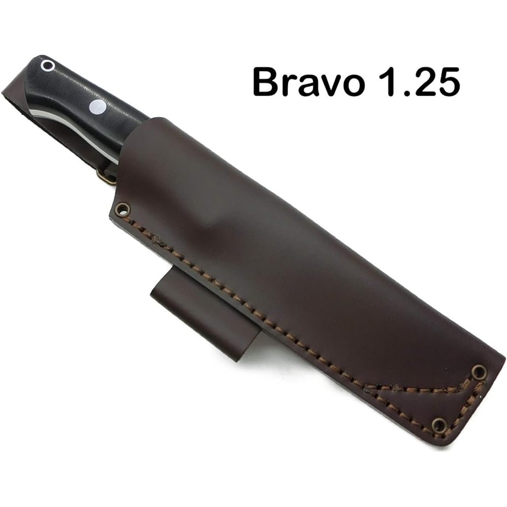 BRISA Leather Sheath 125 Nesmuku Fire Steel Loop