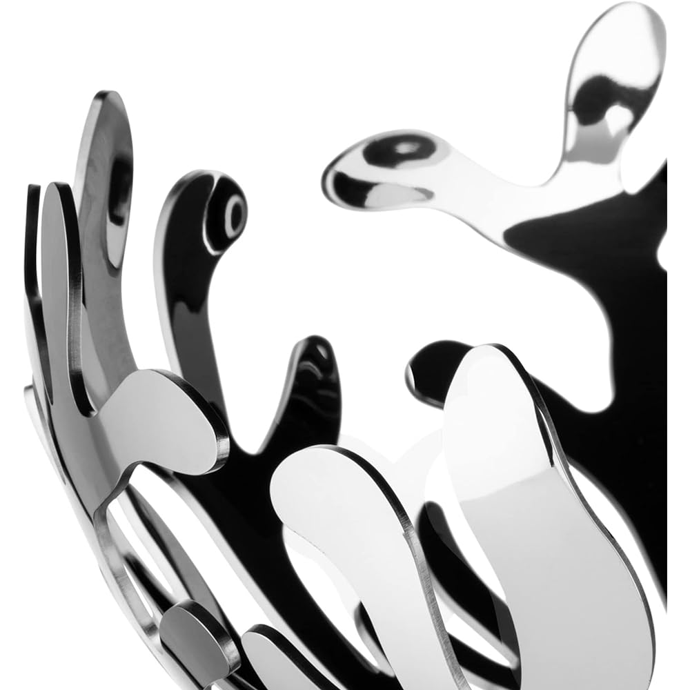 [Regular Imported Product] ALESSI Mediterraneo Fruit Holder M Size 25cm/Silver ESI01/25