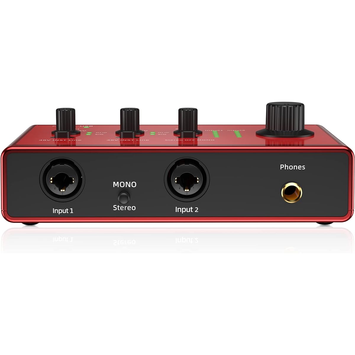 USB Audio Interface with Dual XLR for Recording/Streaming/Podcasting Supports Optical and 1/4" Outputs