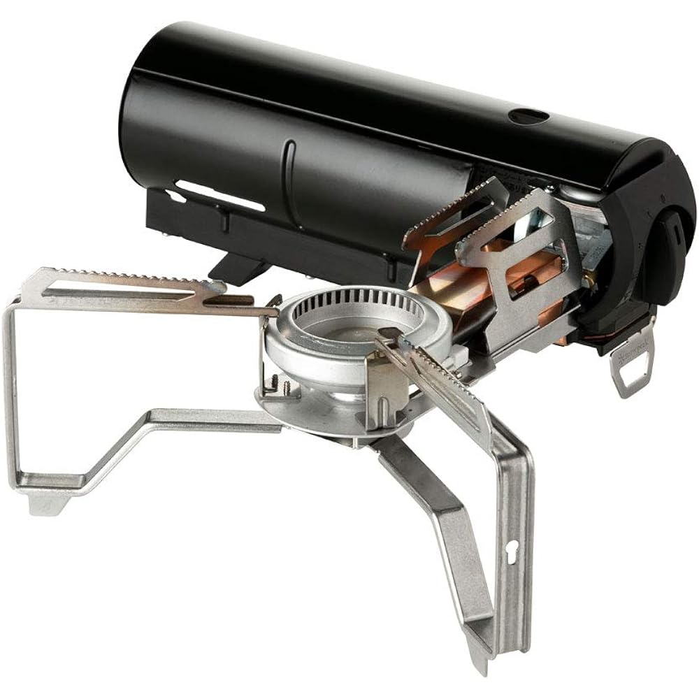 Snow Peak HOME&CAMP Burner Black GS-600BK & Burner Sheet L GP-006R [Set Purchase]