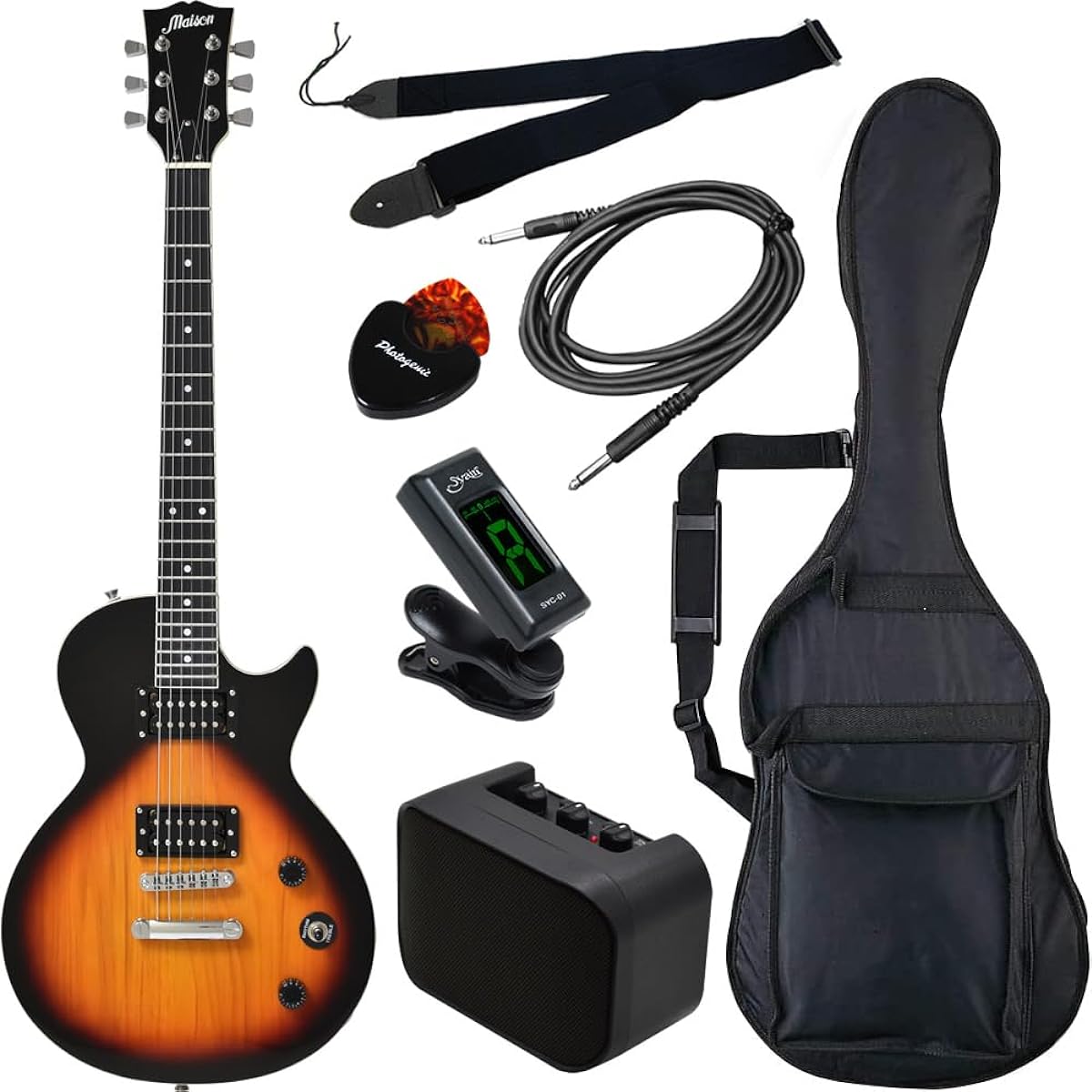 Maison Les Paul Type Electric Guitar LP-20F/VS Beginner's Basic Set