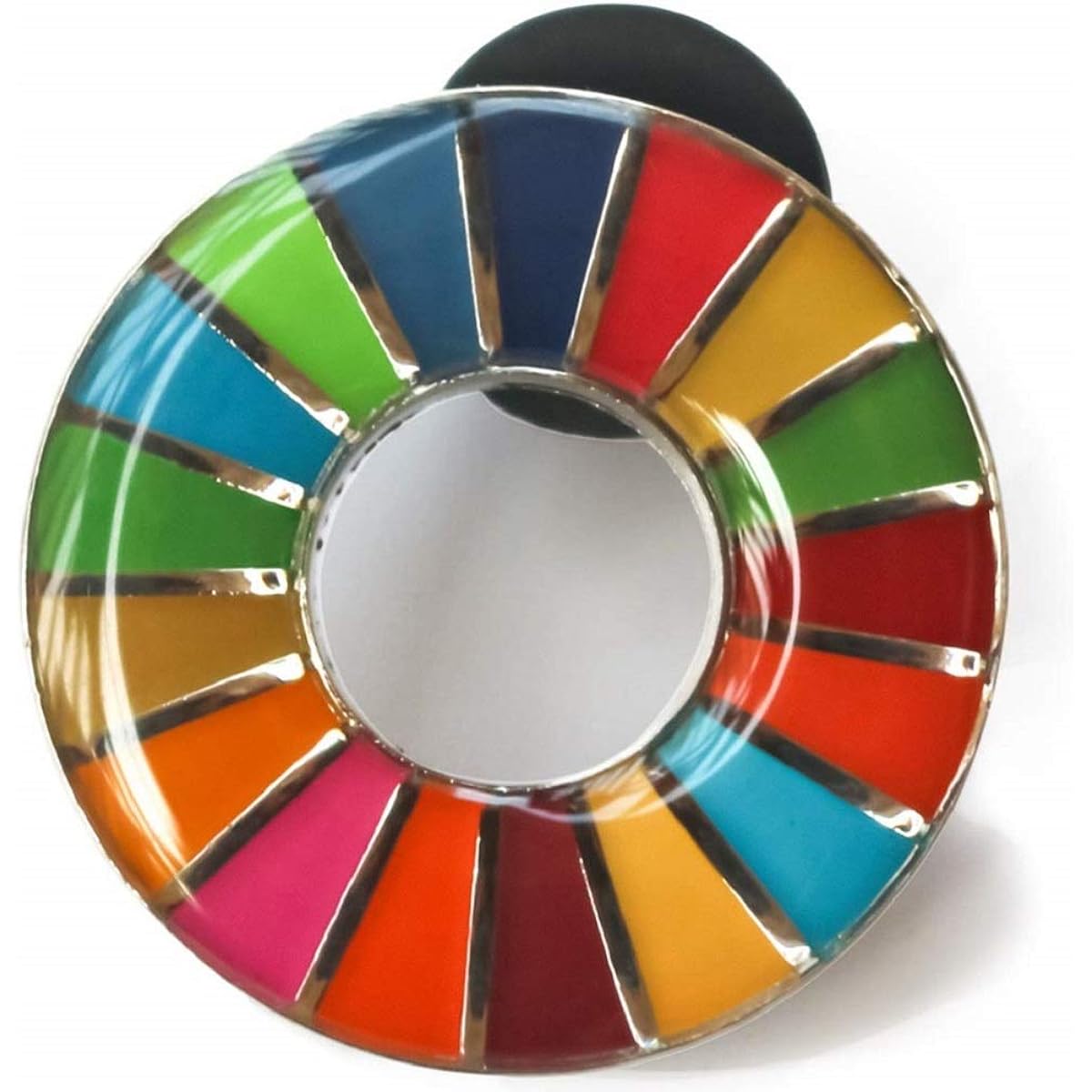 SDGs Pin Badge United Nations Badge (Rounded Finish (20 Pieces))
